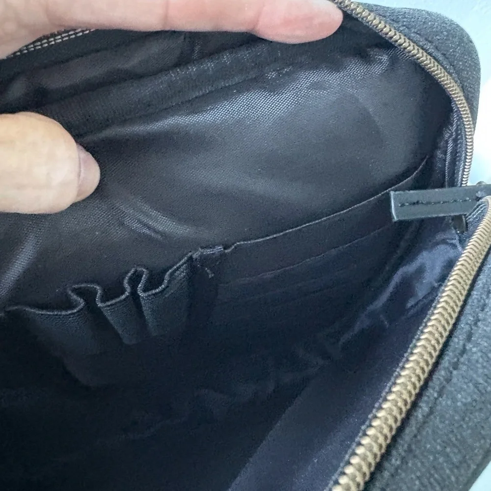 Eddie Bauer Charcoal Black Messenger Bag Handle‎ Shoulder Strap Office School
